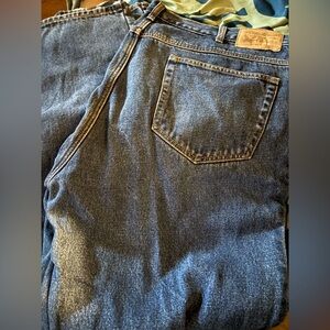 Eddie Bauer Men’s Relaxed Fit Flannel Lined Blue Jeans